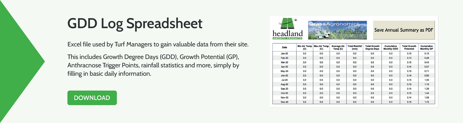 GDD Annual Log